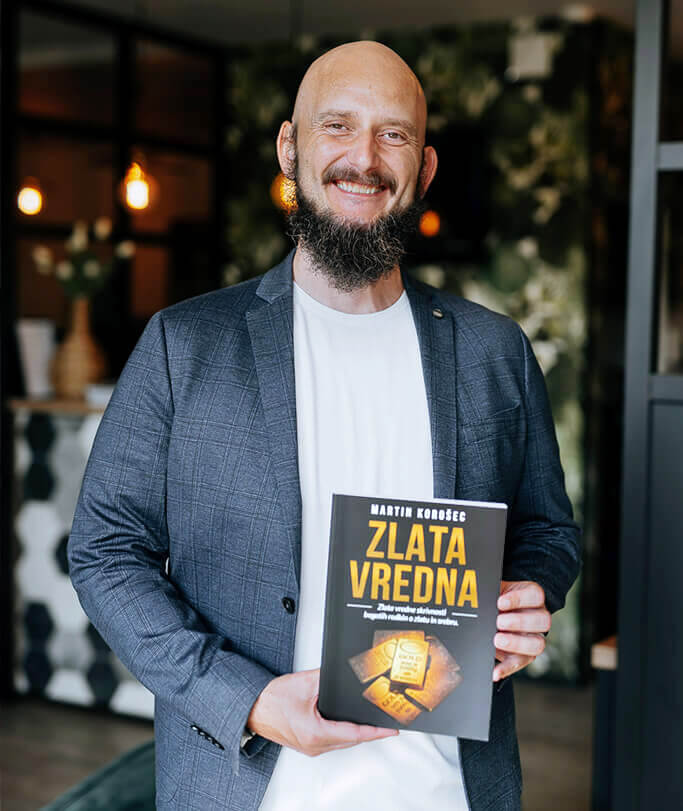 Martin Korošec strokovnjak za zlato in avtor